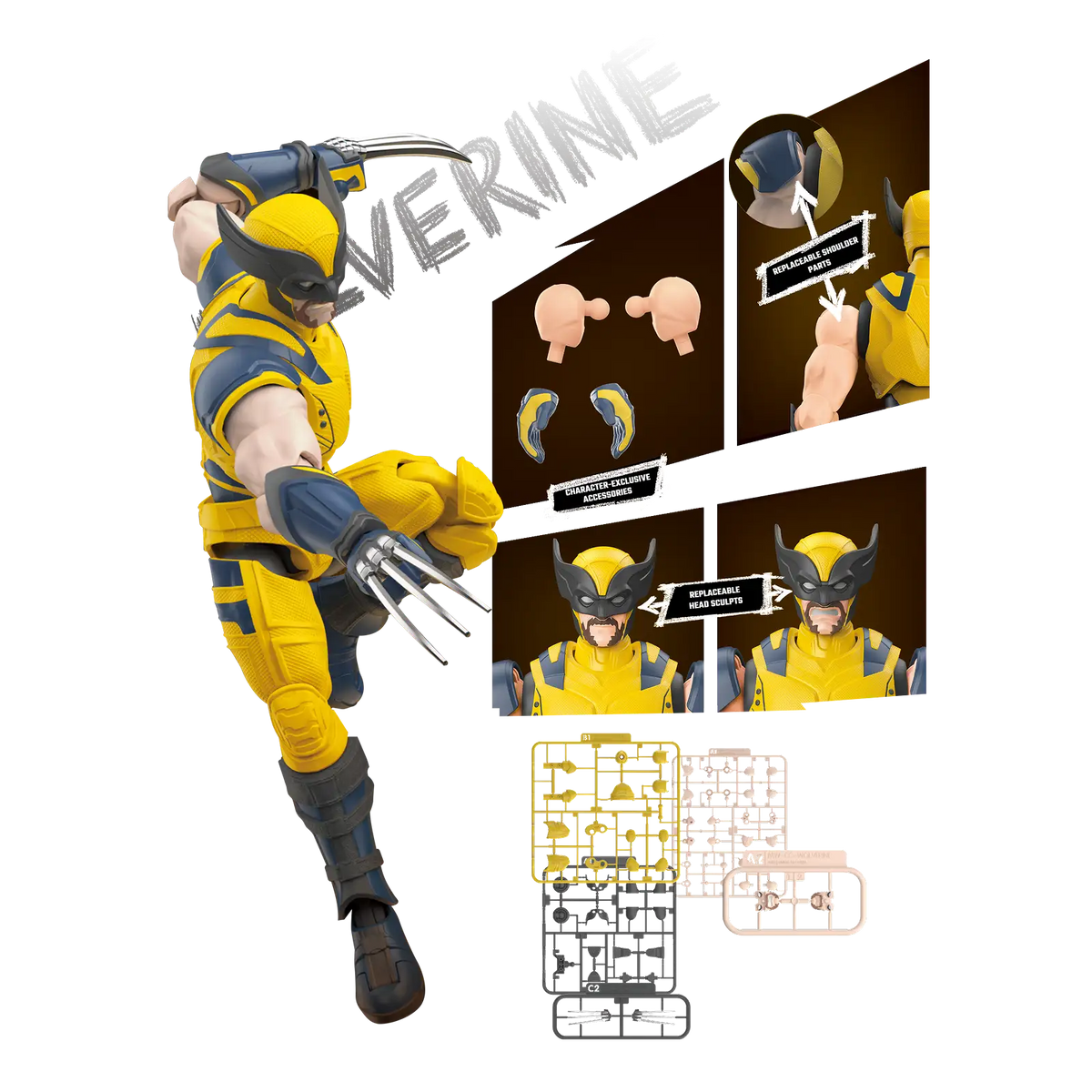 Figurka Wolverine Marvel Champion Class | Blokees