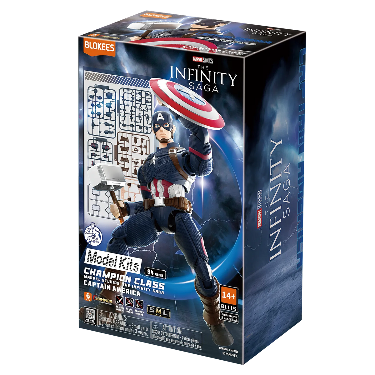 Figurka Kapitan Ameryka Marvel Infinity Saga Champion Class | Blokees